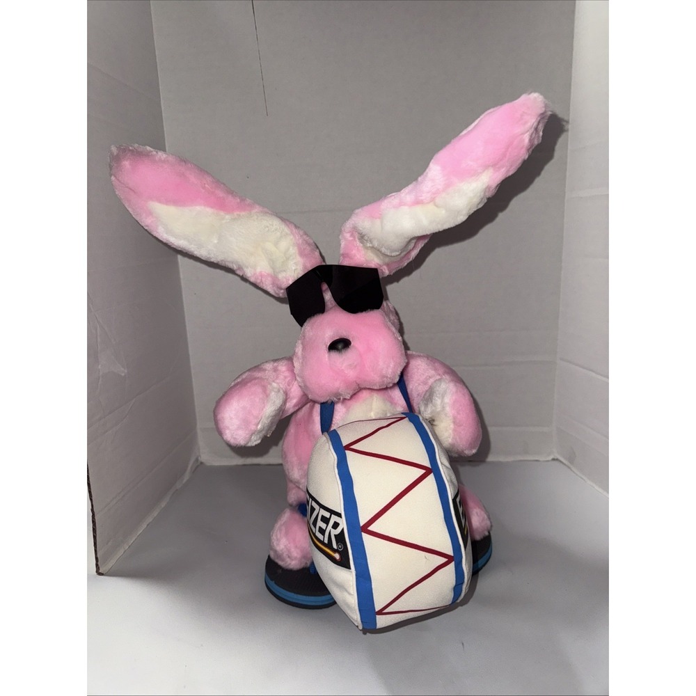 (2011) The Energizer Bunny Iconic Mascot Stuffedโ Plush Animal Toy 21" JUMBO!